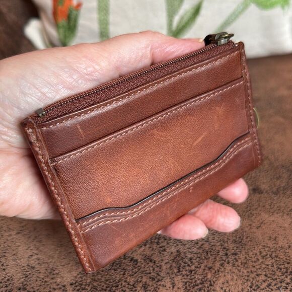 RARE COACH BLEECKER LEATHER MINI SKINNY TATTERSALL CARD CASE KEY WALLET 2007 EUC - Picture 17 of 17